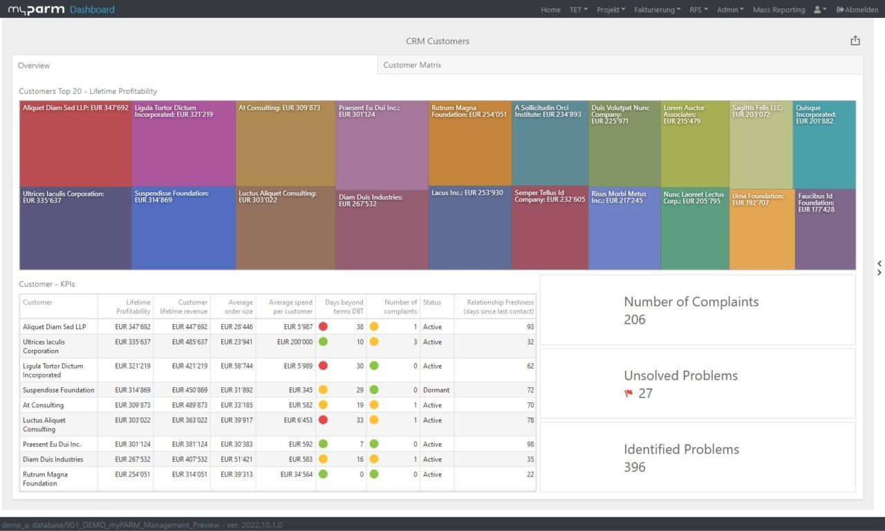 Business Intelligence In Marketing | Parm AG