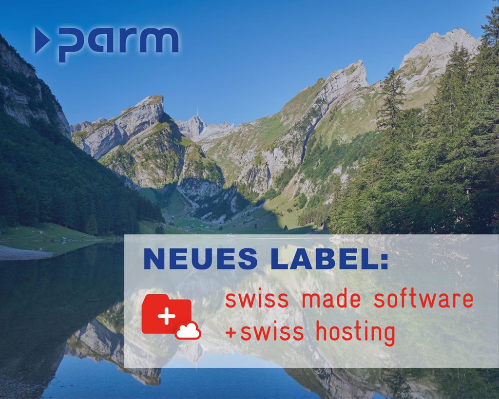 Post_swiss-hosting_DE Die Parm AG trägt jetzt das neue Label "swiss hosting"