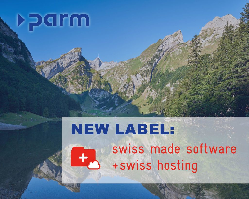 Parm AG now carries the "swiss hosting" label.