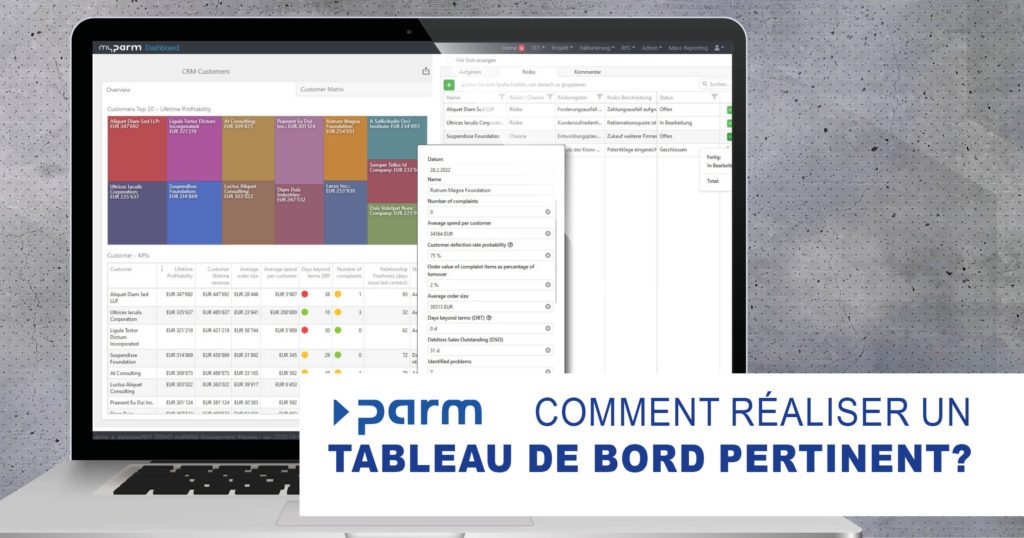 Comment concevoir un tableau de bord optimal?