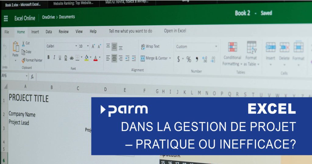 Excel dans la gestion de projet - utile ou pas ?
