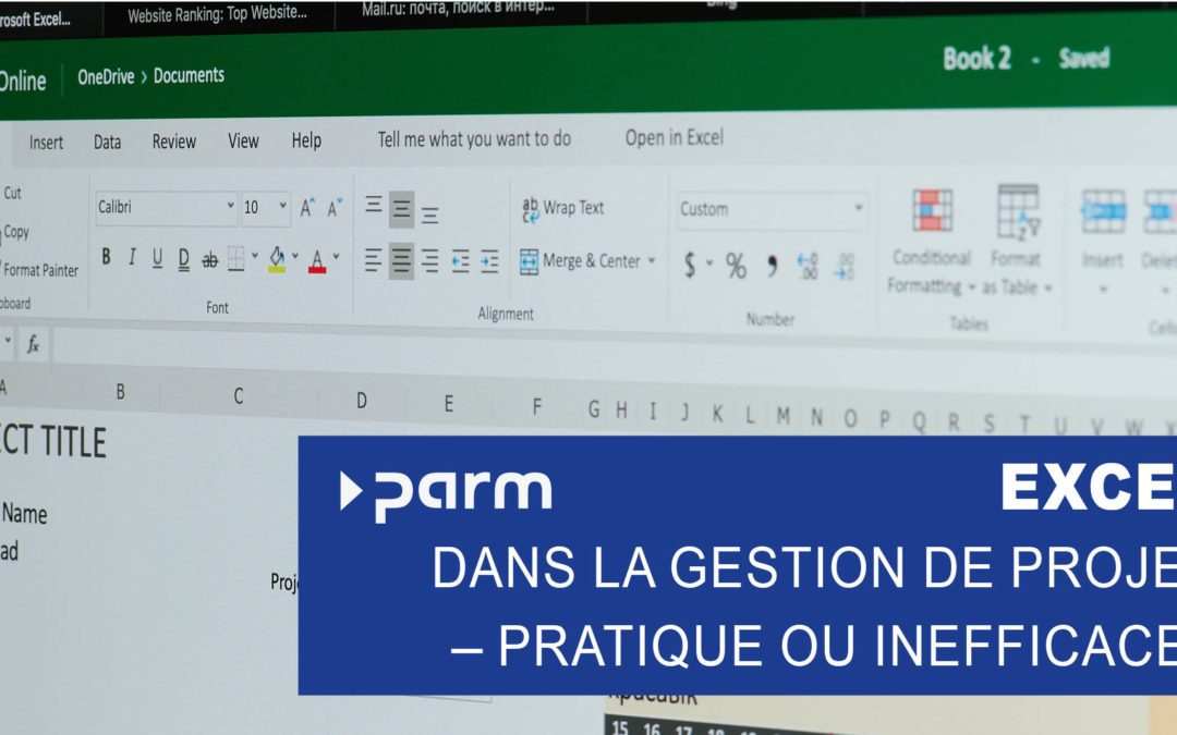 Excel dans la gestion de projet – pratique ou inefficace?