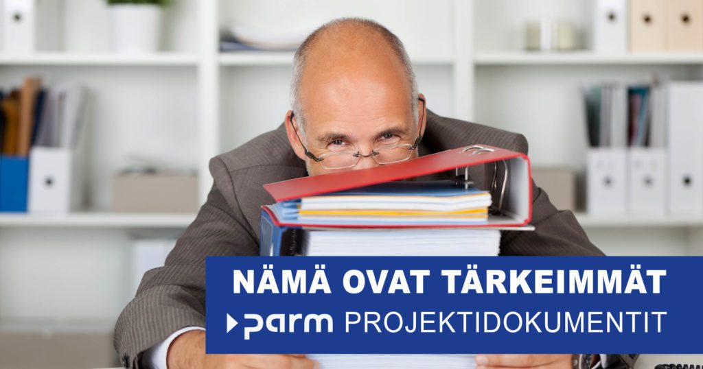 Nämä ovat tärkeimmät projektidokumentit