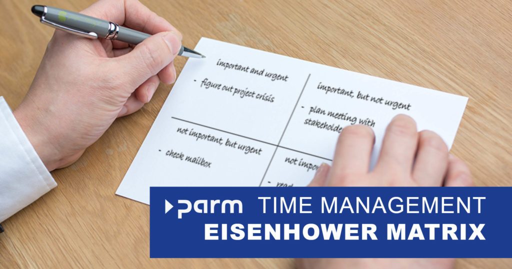 Prioritising tasks with the Eisenhower Matrix