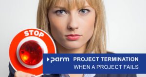 When a project termination is inevitable