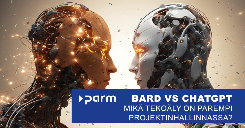 Bard_vs_ChatGPT Mikä tekoäly on parempi projektinhallinnassa?