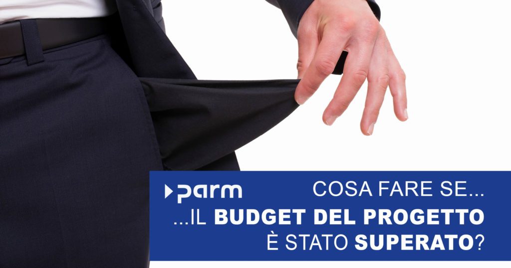 Cosa fare se il budget del progetto è stato superato?