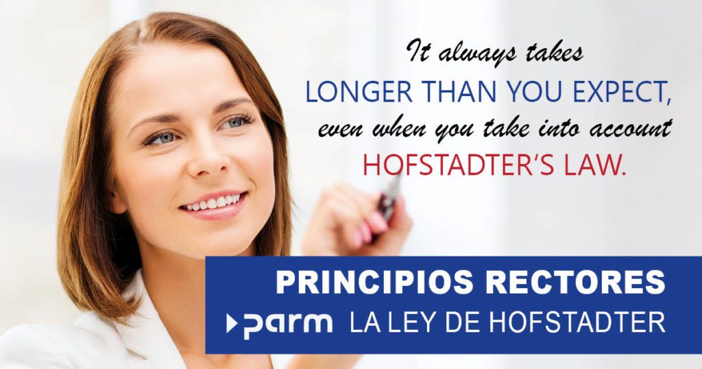 Post_Hofstädter Principios rectores de la gestión de proyectos: la ley de Hofstadter