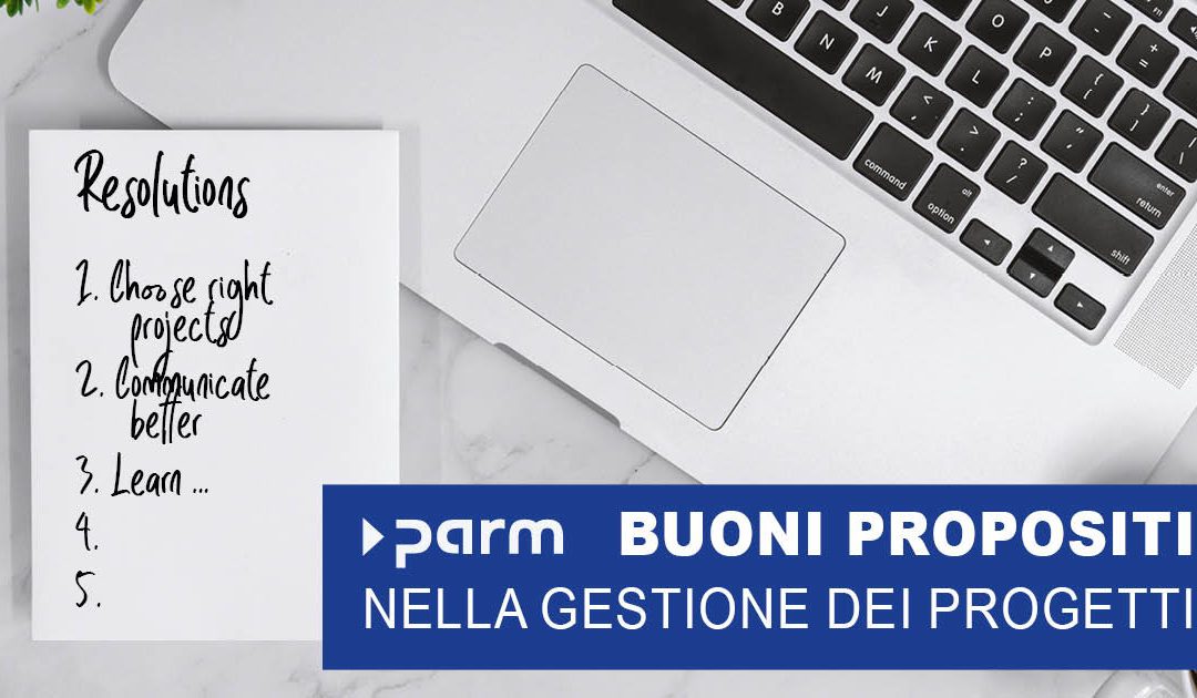 Buoni propositi per il nuovo anno nella gestione dei progetti