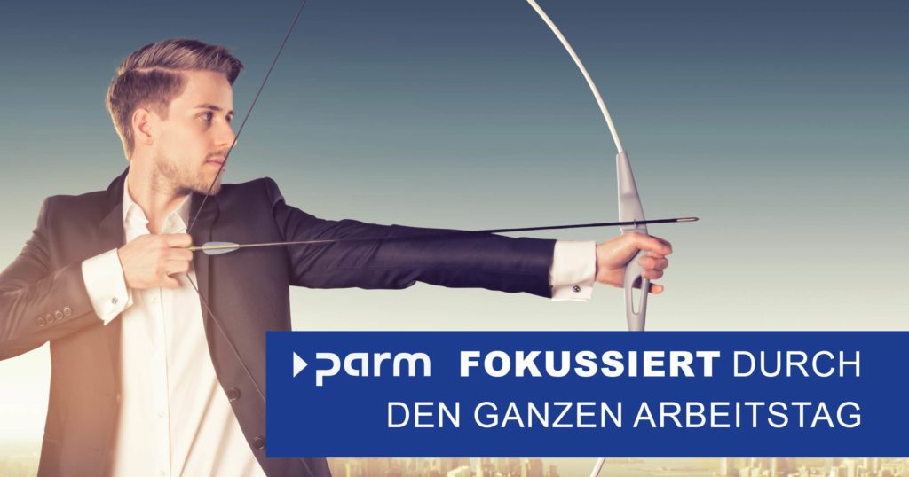 Fokussiert durch den Arbeitstag