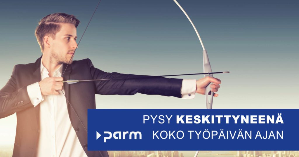Post_Focus Pysy keskittyneenä koko työpäivän ajan
